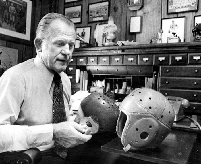 Fred Gehrke, in his office during the 1970s
